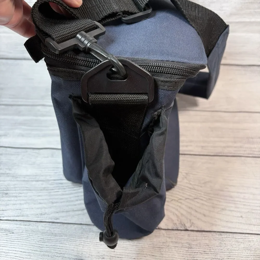 Innova Disc Golf Bag Standard 8-10 Disc Shoulder Strap Blue Zip Pockets